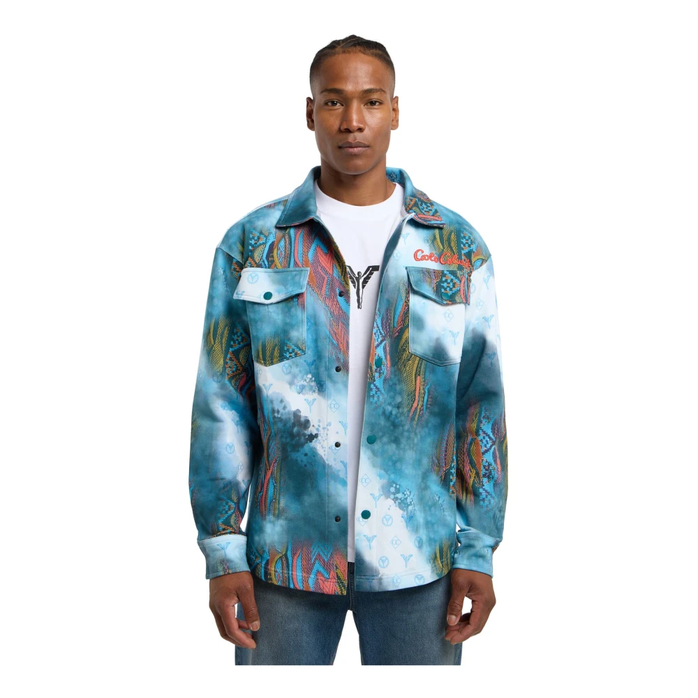 carlo colucci Sprayed Knit Distaso Shirt Multicolor Heren