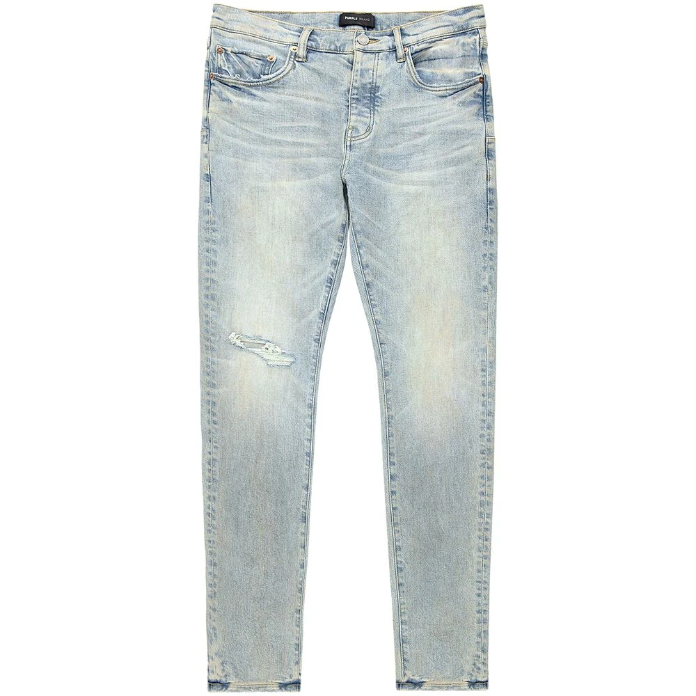 Indigo Blå Skinny Jeans Klassisk Snitt