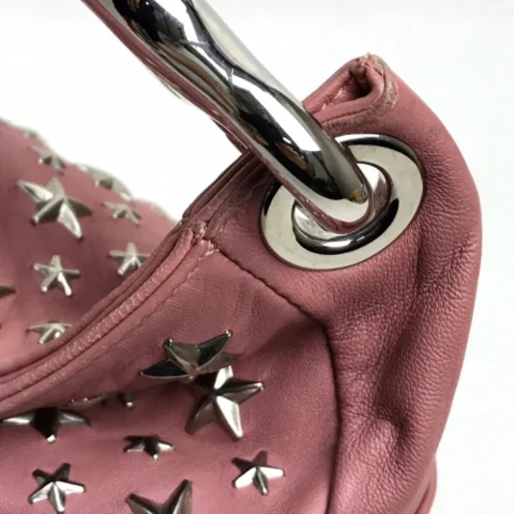 Jimmy Choo Pre-owned Leather handbags Pink Dames