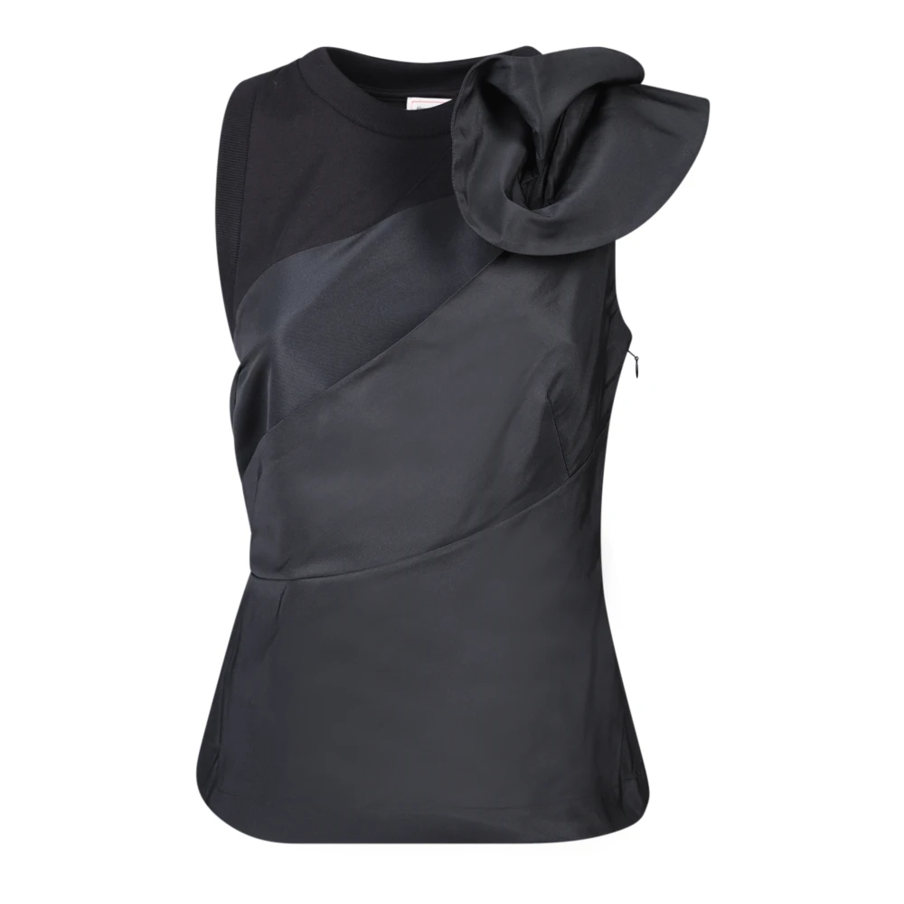 Alexander mcqueen Mouwloze Zwarte Top voor Dames Black Dames