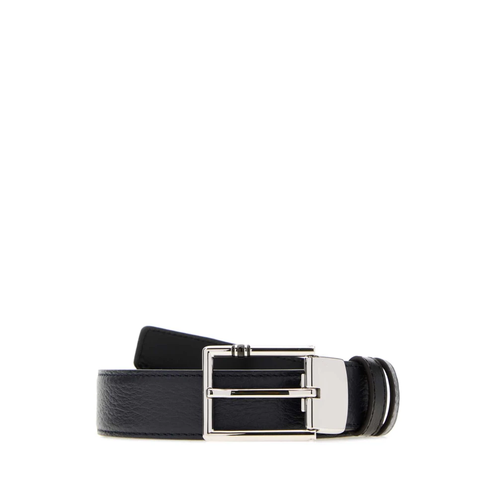 Montblanc Blue Belts, Male, One Size, Meisterstück Reversible Leather Belt