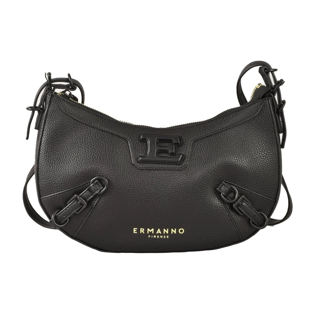 Ermanno Scervino Firenze Tas van Polyurethaan Black Dames