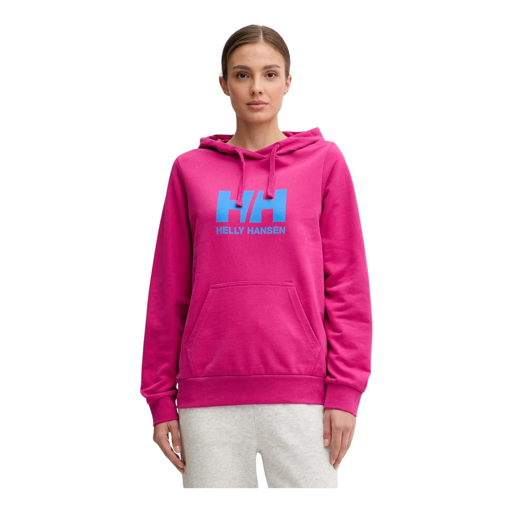 Helly Hansen Damen Rosa Hoodie Logo 2.0 - Bild 2