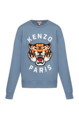 Sweatshirt med Tigerhuvud