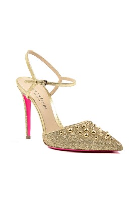 golden-glitter-studs-ankle-strap-pump