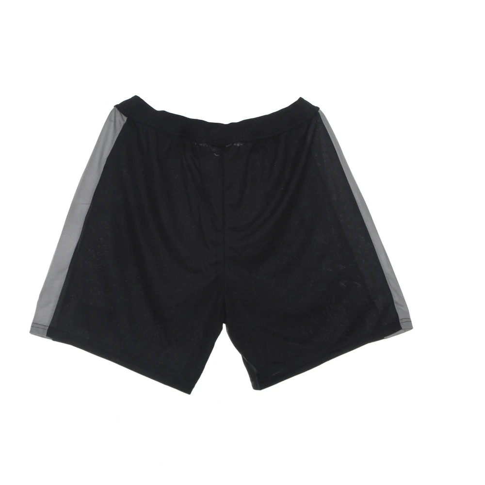 Propaganda Mesh Basketbalshorts Zwart Geborduurde Patch Black Heren