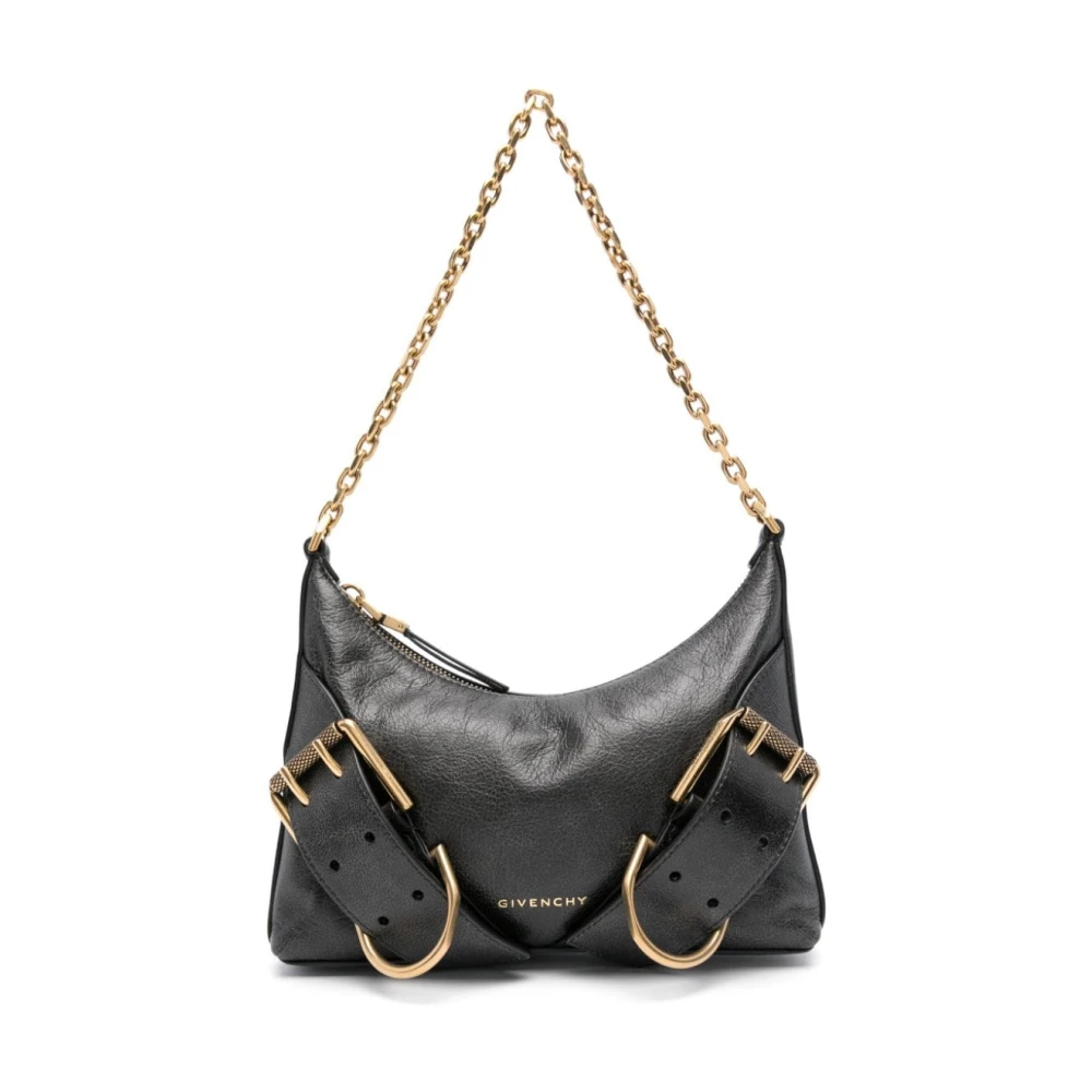 Givenchy Zwarte kalfsleren schoudertas Black Dames