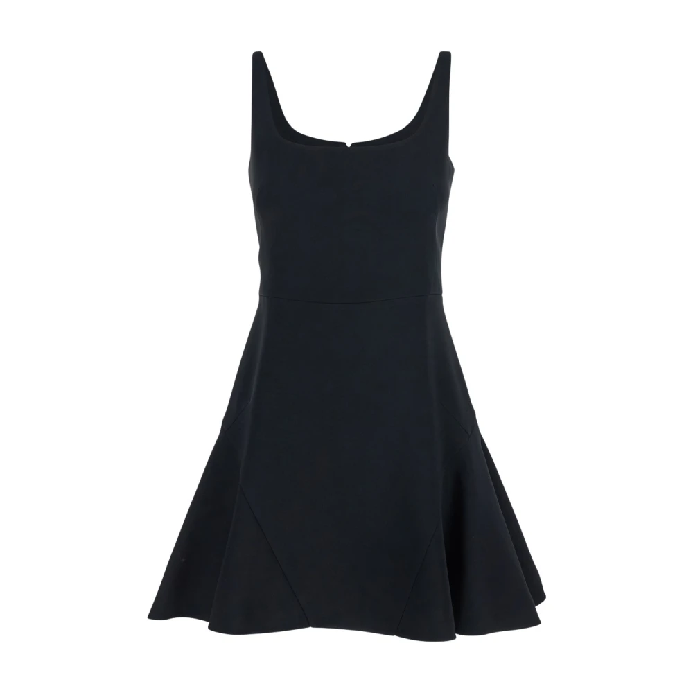 Givenchy Svart Fluted Mini Dress