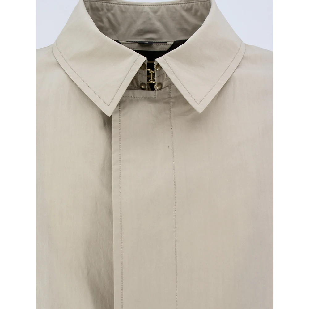 Sealup Klassieke Mackintosh regenjas voor de lente Beige Heren