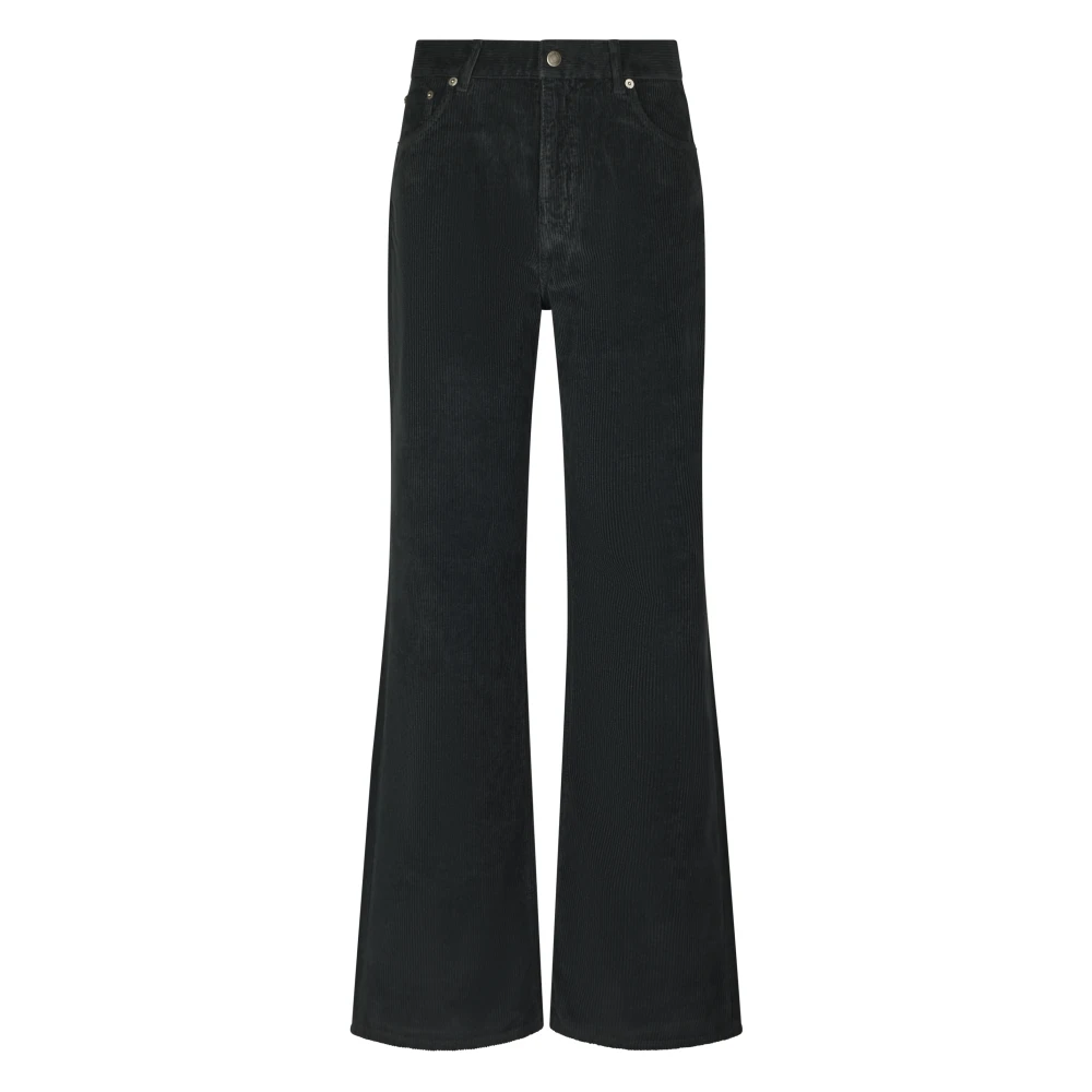 Haikure Svart A Denim Jeans Korea Stil