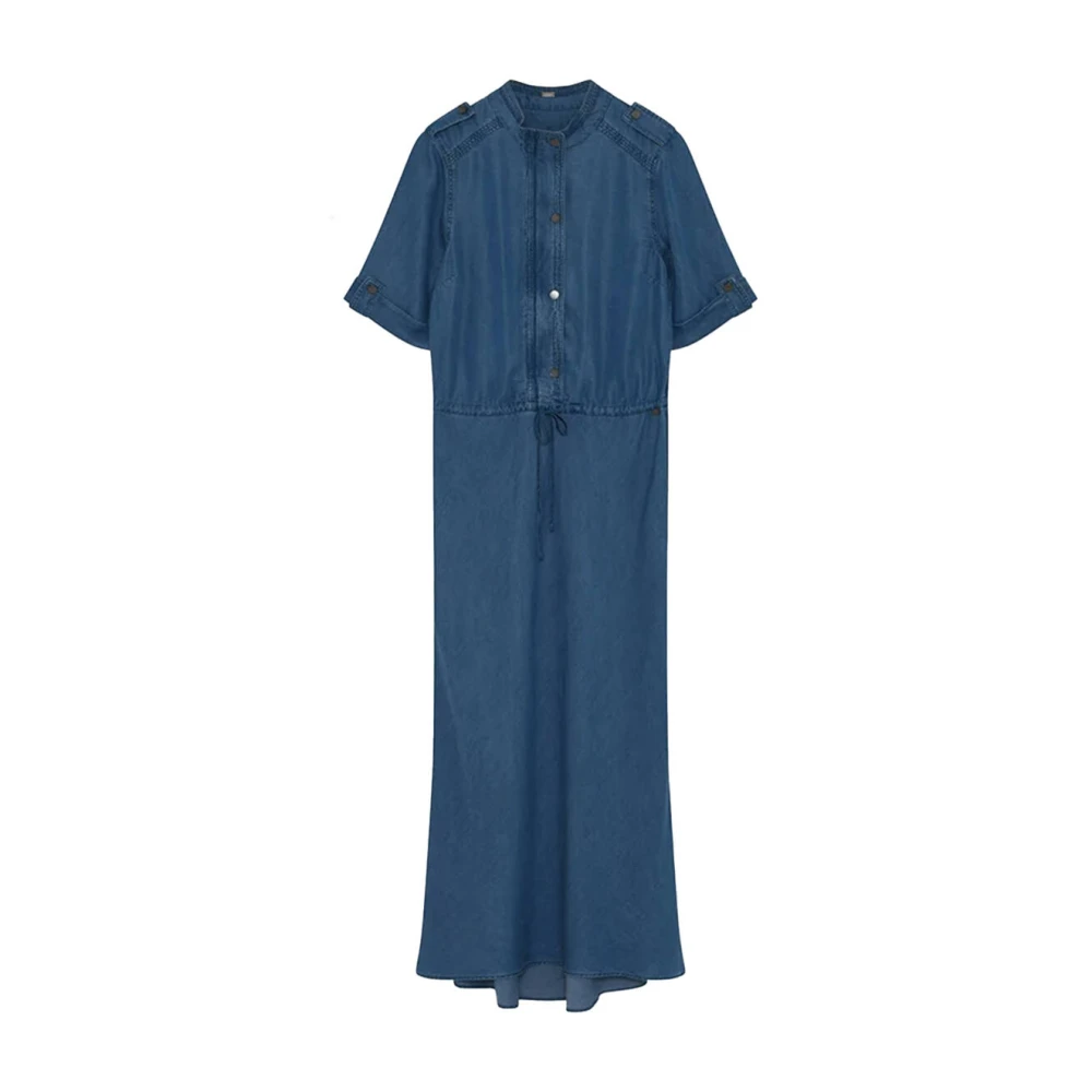 Gustav Bias Cut Dress Britney Blue Dames