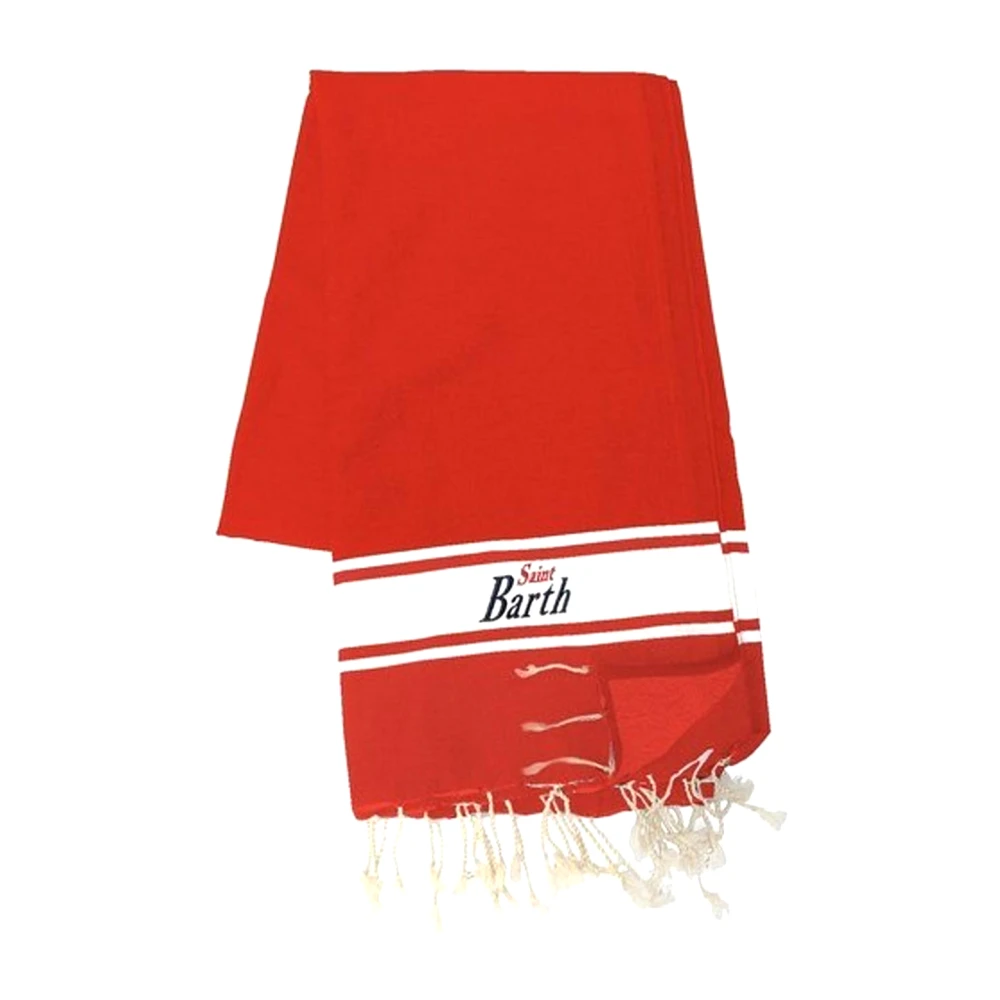 Rød Svamp Strandhåndkle