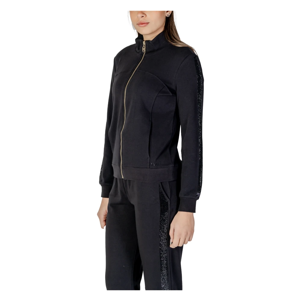 Liu Jo Lente Zomer Dames Onbedekte Sweatshirt Black Dames