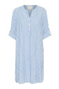 robe-courte-bleue-avec-col-en-v