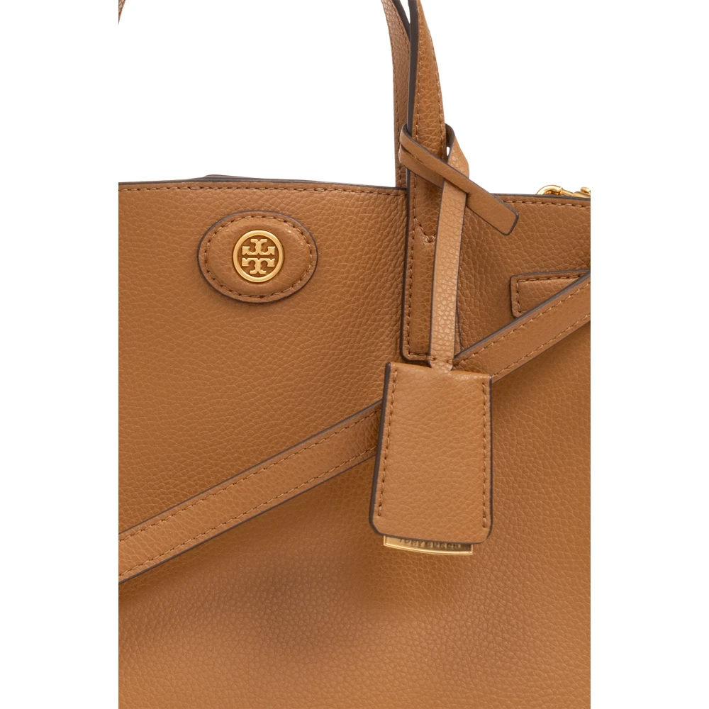 TORY BURCH Bruine Ribinson Small Schoudertas Brown Dames