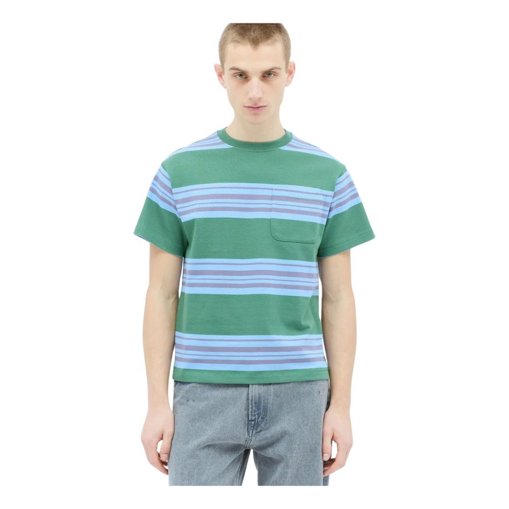 Brain Dead Gestreept Zak T-shirt Multicolor Heren