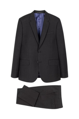 costume-en-laine-grise-avec-poignet-classique