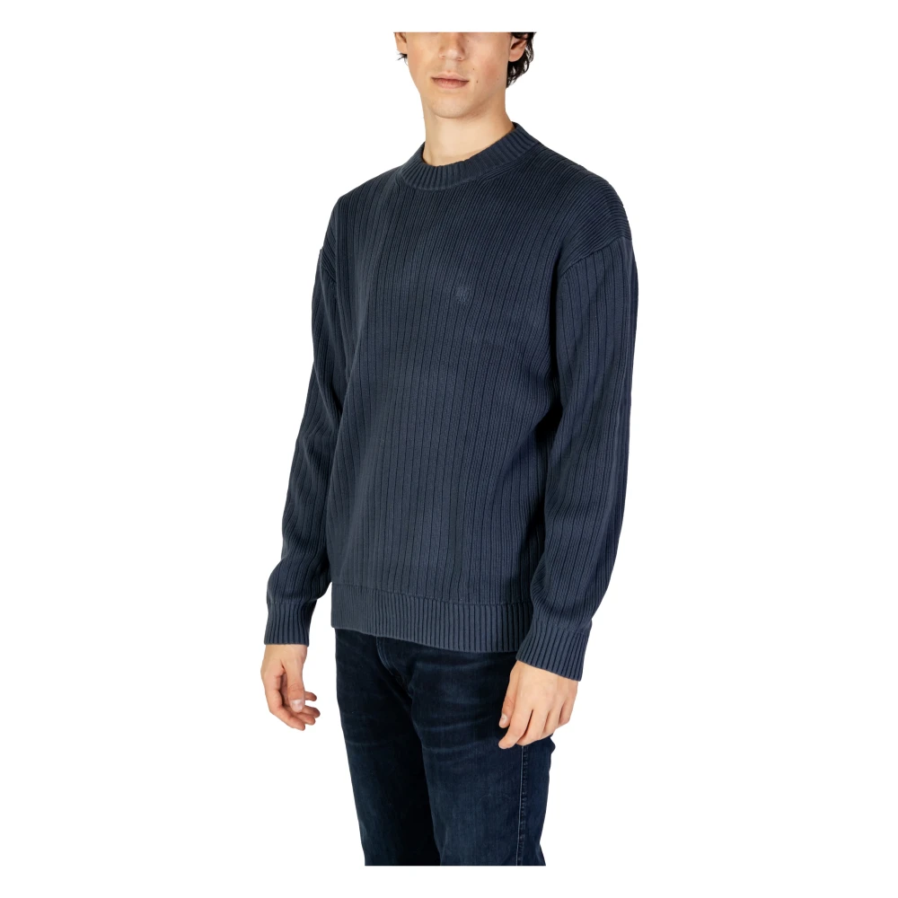 Calvin Klein Jeans Mannen Gebreide Kleding Collectie voor Herfst Winter Blue Heren