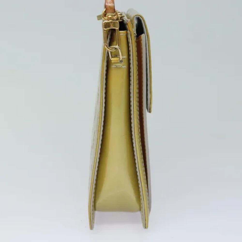 Louis Vuitton Vintage Pre-owned Leather clutches Yellow Dames