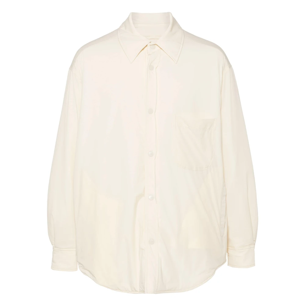 Autry Gewatteerd Overhemdjack Beige Heren
