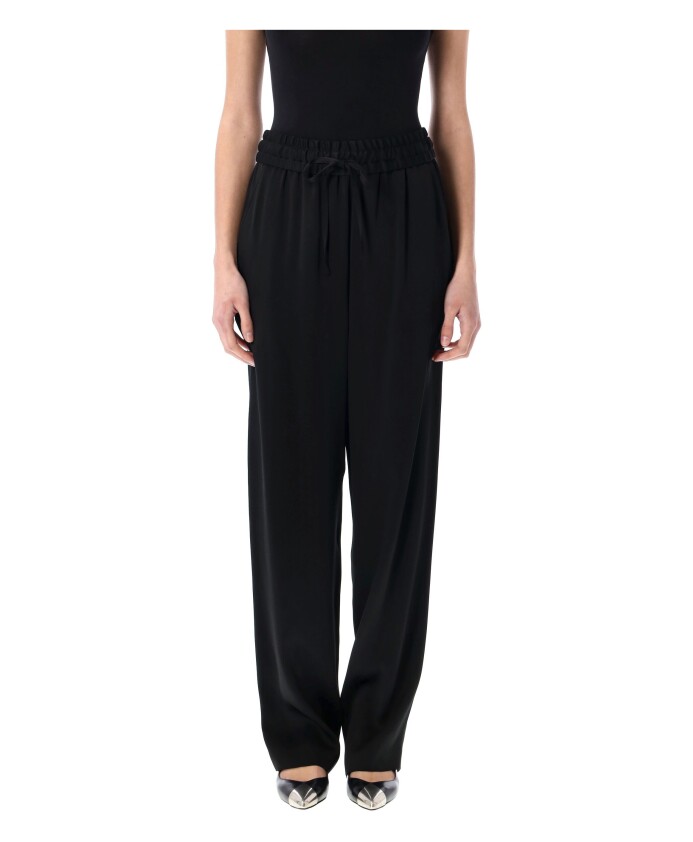 zwarte-satijnen-elastische-taille-broek