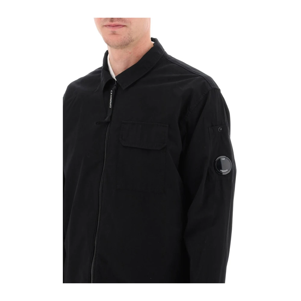 C.P. Company Casual Katoenen Overhemd Black Heren