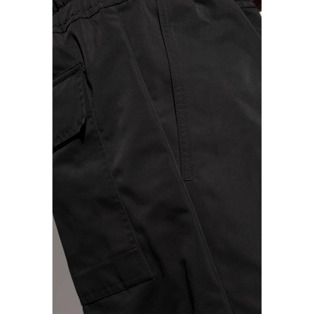 Rick Owens Dietrich Broek met Trekkoord Black Heren