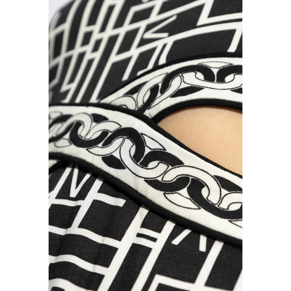 Diane Von Furstenberg Jurk met uitsparingen Black Dames