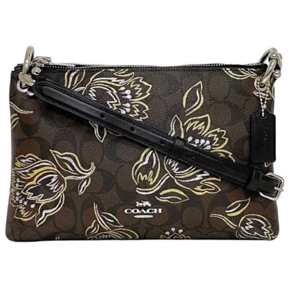Coach Pre-owned Canvas shoulder-bags Multicolor Dames