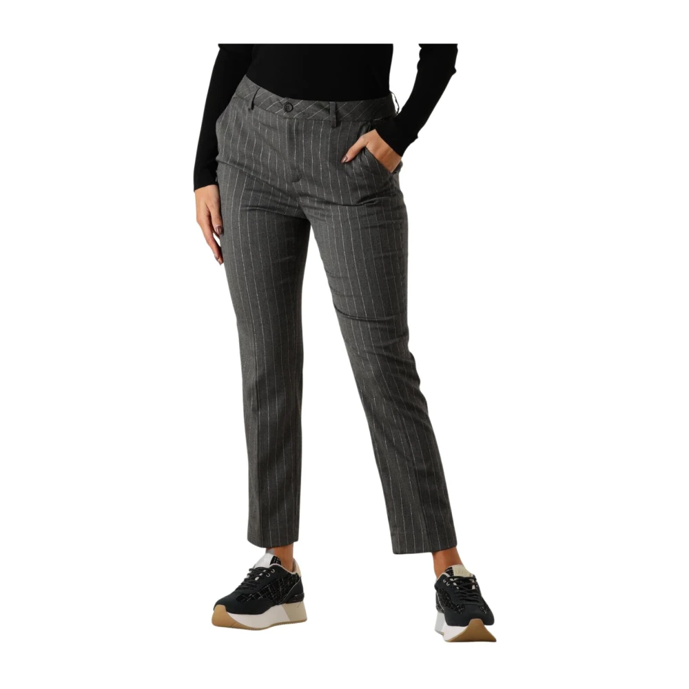 Liu Jo Grijze Chino Diamond Broek Gray Dames