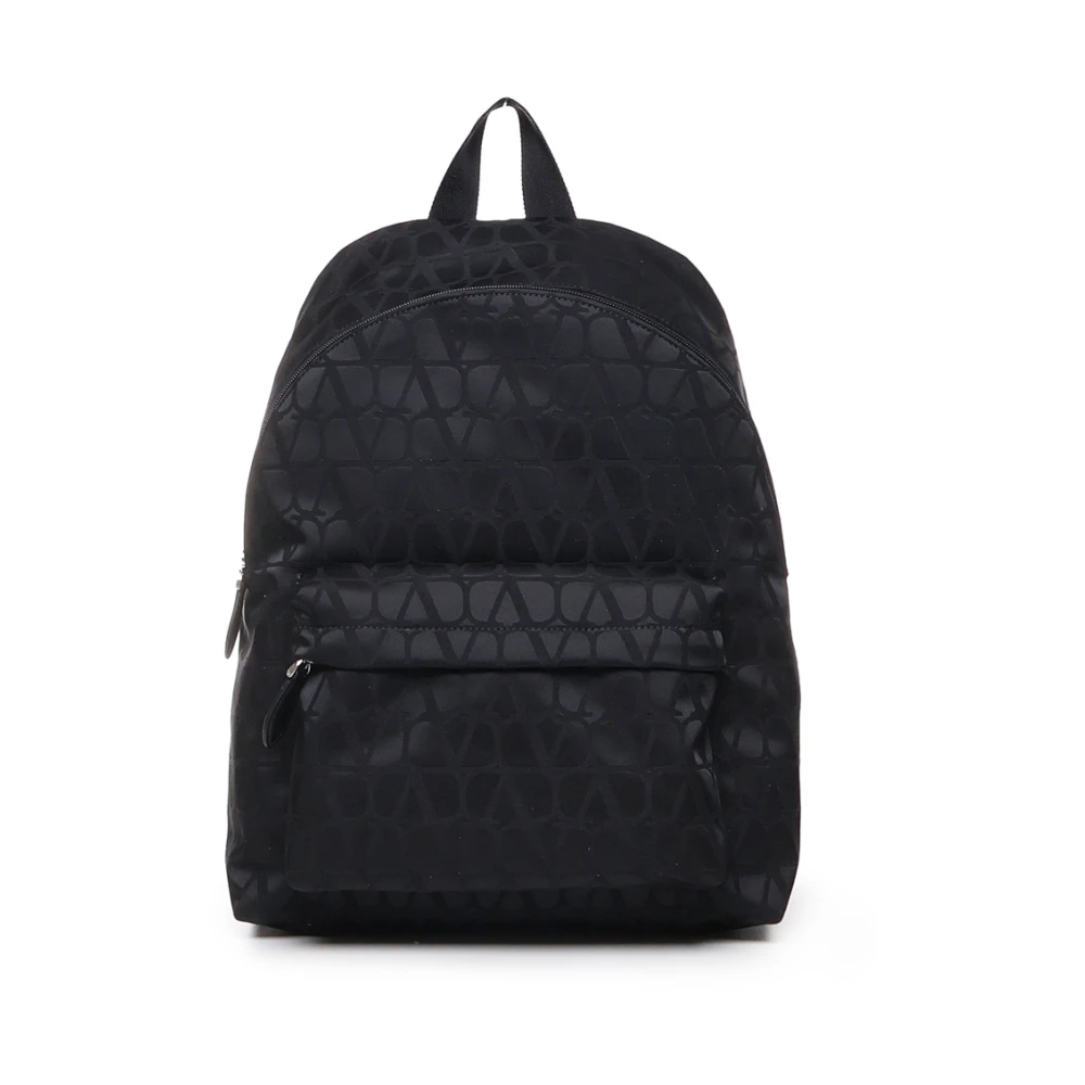Valentino Garavani Zwarte VLogo Iconographe Rugzak Black Heren