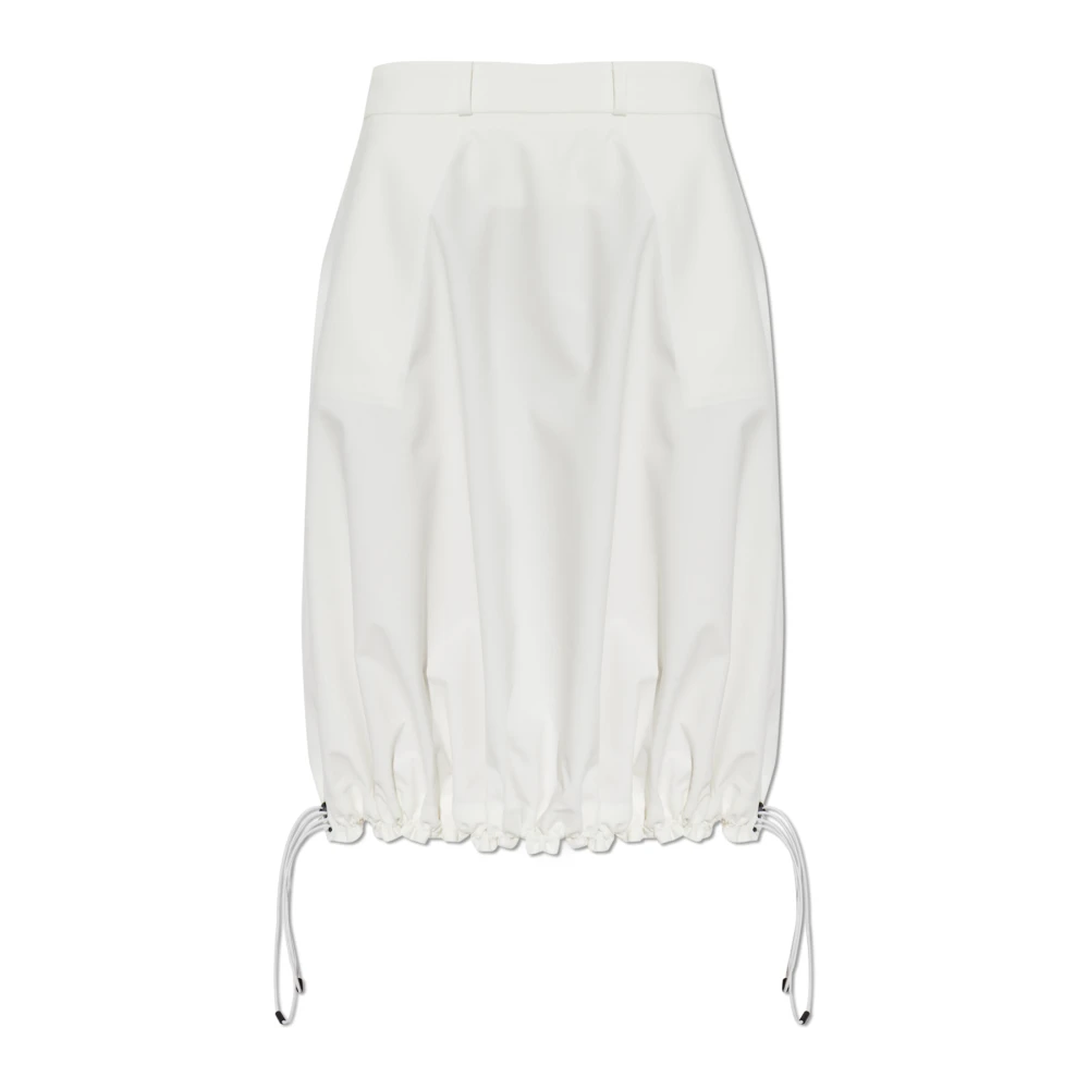 Coperni Vrouw Wit Rokken Dames, M, Leer, Technical Tailored Balloon Skirt