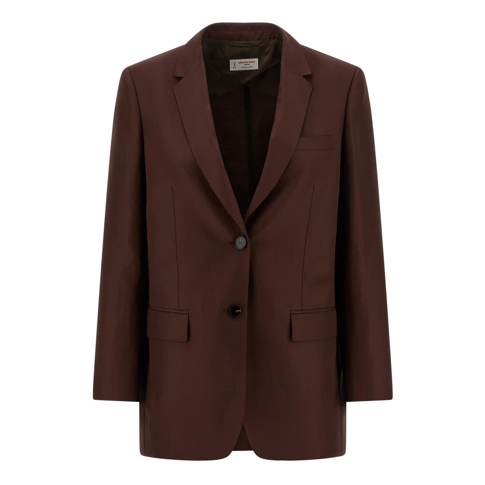 Alberto Biani Women's Brown Blazers, M, America Blazer
