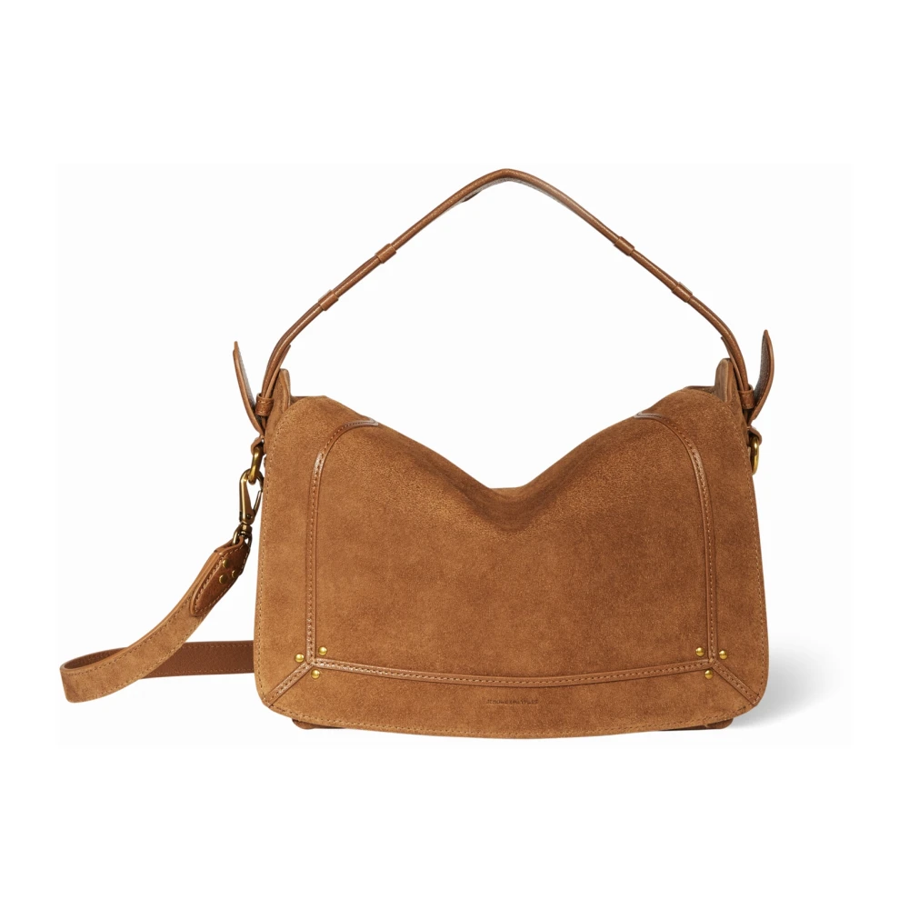Jérôme Dreyfuss Gewatteerde leren crossbodytas Brown Dames