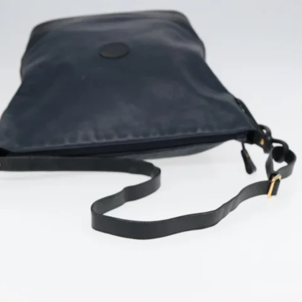 Gucci Vintage Pre-owned Leather gucci-bags Blue Dames