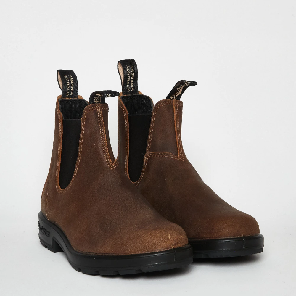 Vintage Leder Chelsea Stiefel NQ6269