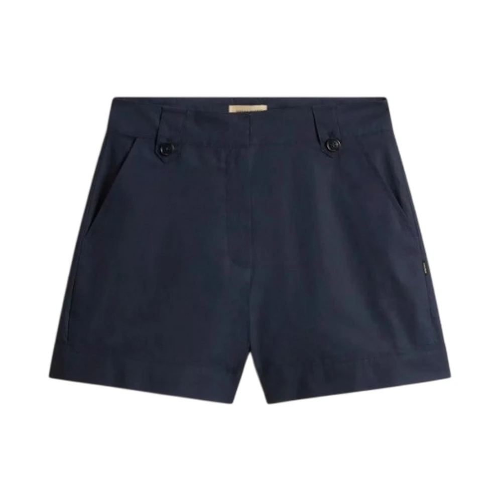 Woolrich Blue Salopette - Female - Casual Shorts - W30 - Shorts