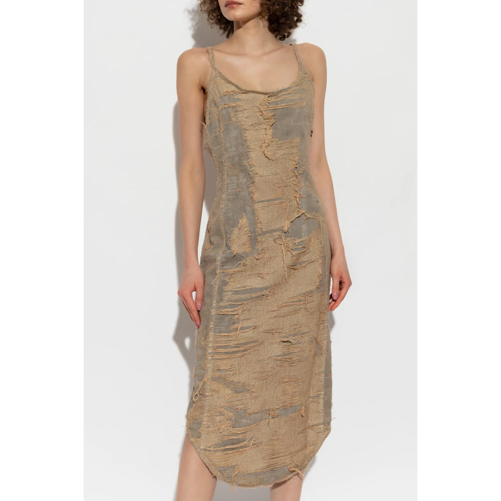 Diesel Jurk De-Vera-Fsg Beige Dames