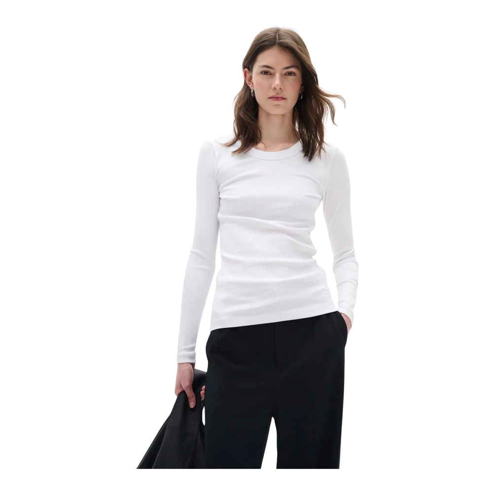 Inwear Women's White Long Sleeve T-Shirts, Xs, Long Sleeve T-Shirt