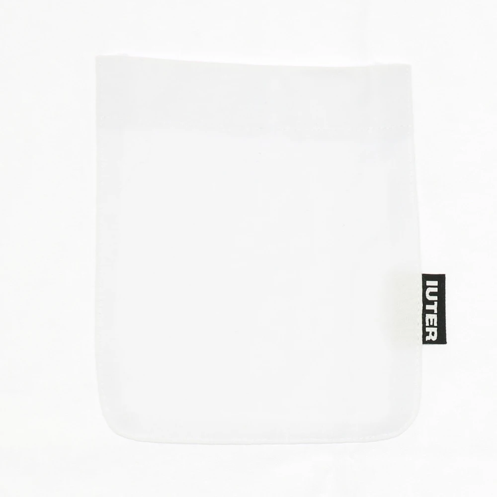 Iuter Witte Crewneck Zak T-shirt White Heren