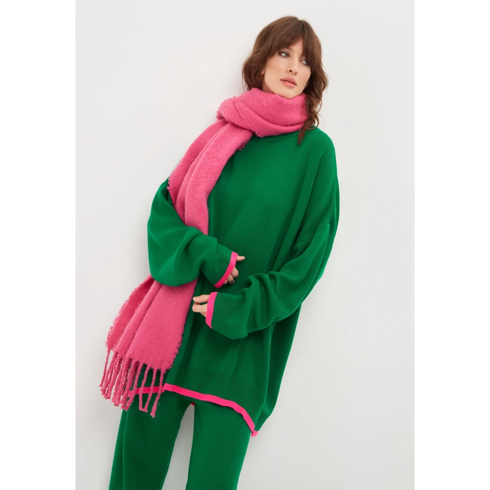 Cesare Gaspari Oversized Jogger set Groen Green Dames