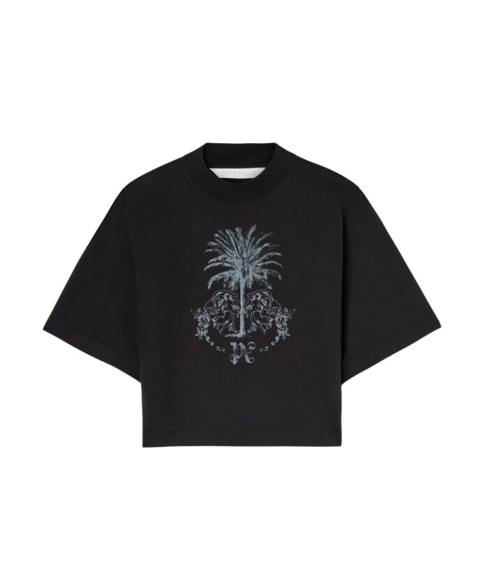 black-cotton-crop-t-shirt-with-contrasting-print