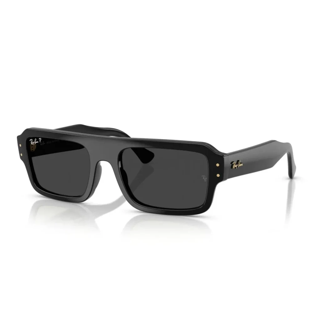 Ray-Ban Unisex Black Sunglasses, 53 Mm, Polarized Sunglasses Lukas Model