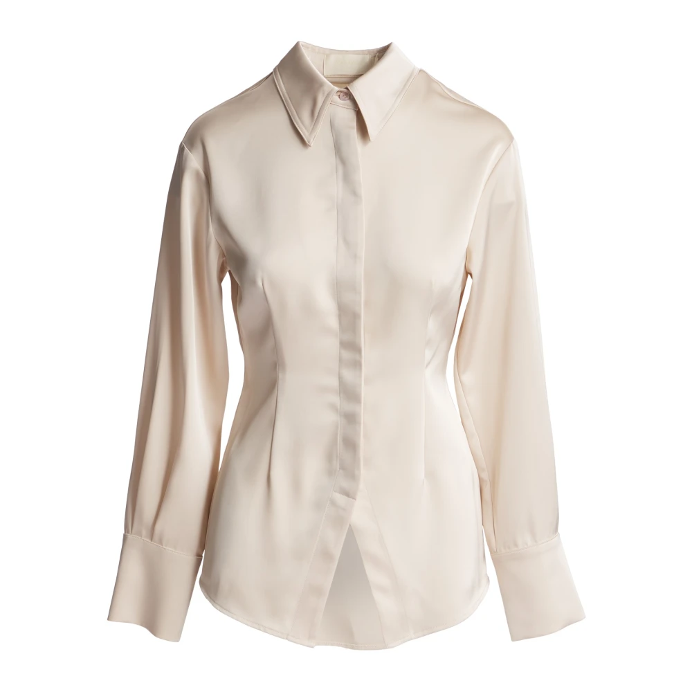 Wakakuu Icons Elegant Roan Blouse Beige Dames