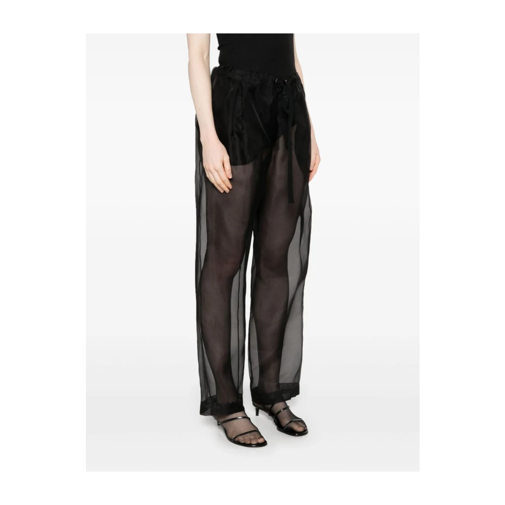 Khaite Zwarte Broek Stijlvol Model Black Dames