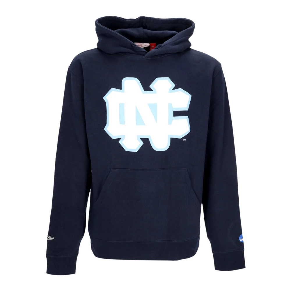 Mitchell & Ness North Carolina Tar Heels Logo Hoodie Blue Heren