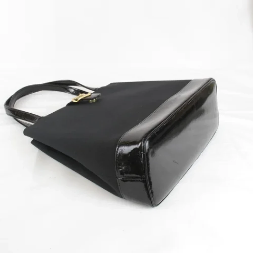 Yves Saint Laurent Vintage Pre-owned Nylon handbags Black Dames