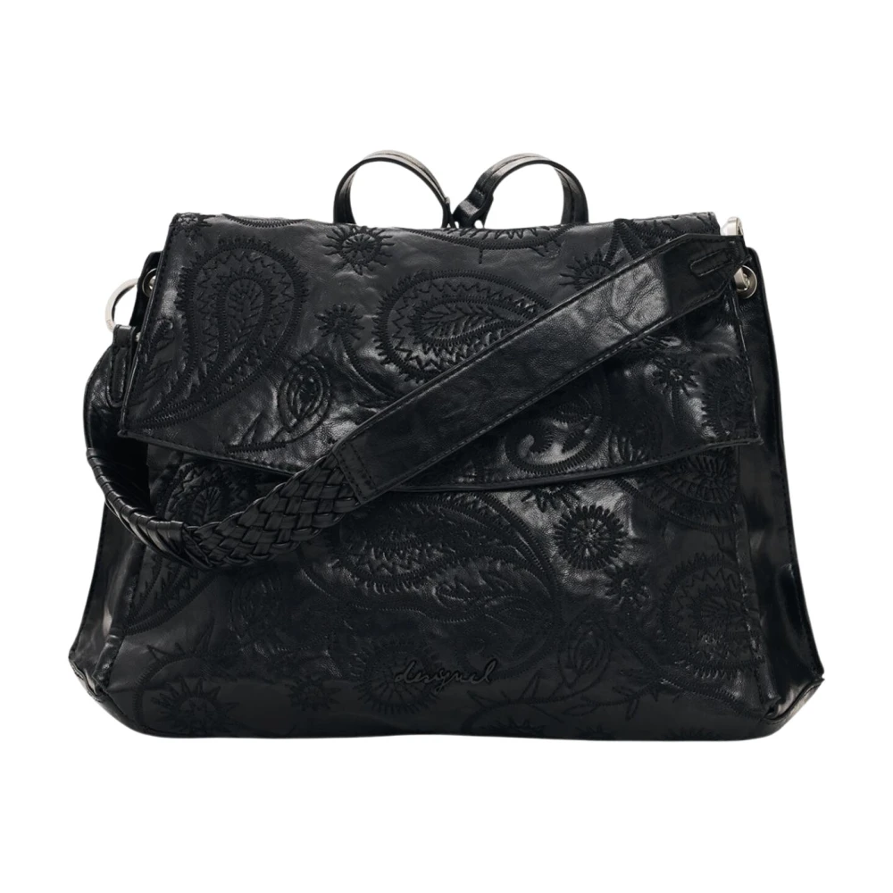 Medium paisley backpack - BLACK - U - Image 5