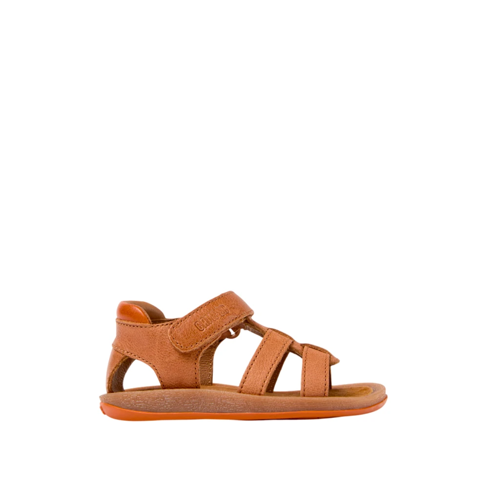 Camper Boys Brown Sandals,, Bicho Leather Sandals Size 21 Eu