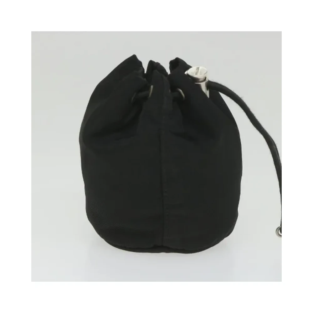 Prada Vintage Pre-owned Nylon prada-bags Black Dames